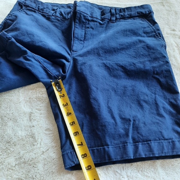 Tommy Hilfiger Chino Shorts Womens Unisex Size 16 Navy Blue Nautical - Picture 9 of 11
